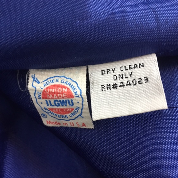 Vintage Diane von Furstenberg blue plaid blazer - Picture 5 of 7